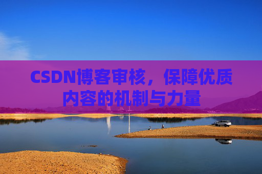 CSDN博客审核，保障优质内容的机制与力量